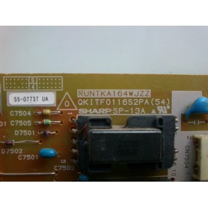 BACKLIGHT INVERSOR / SHARP RUNTKA164WJZZ MODELO LC-32D5U